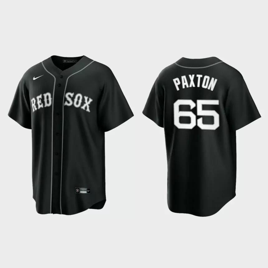 Boston Red Sox James Paxton Replica Official Jersey – Black White