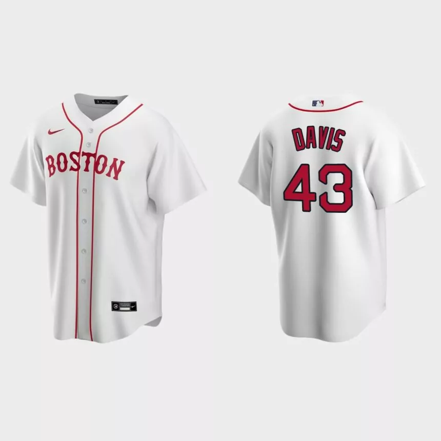 Boston Red Sox Jaylin Davis Replica Alternate Jersey – White