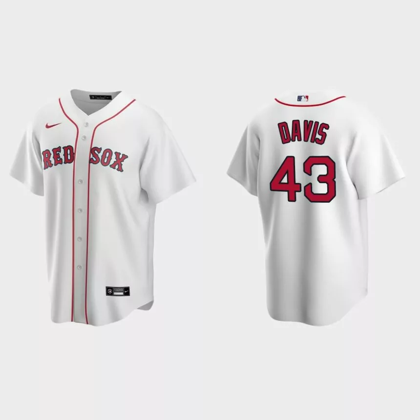 Boston Red Sox Jaylin Davis Replica Home Jersey – White