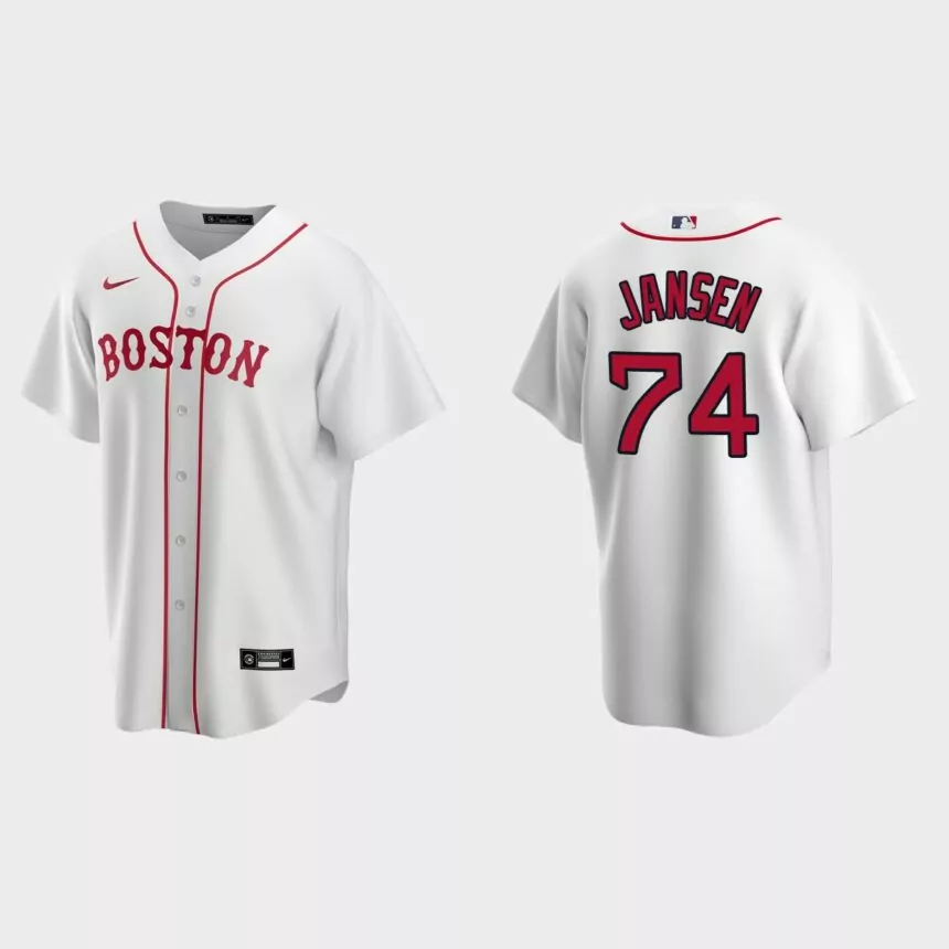 Boston Red Sox Kenley Jansen Replica Alternate Jersey – White