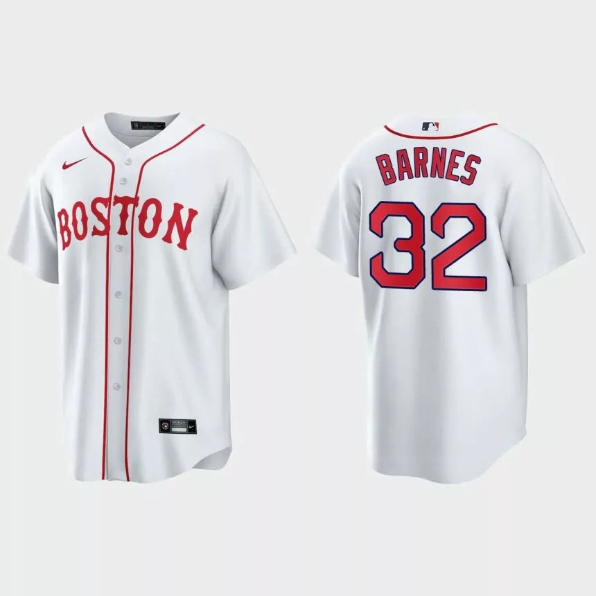 Boston Red Sox Matt Barnes 2021 Patriots’ Day Replica Jersey – White