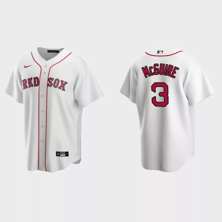 Boston Red Sox Reese McGuire Replica Home Jersey – White