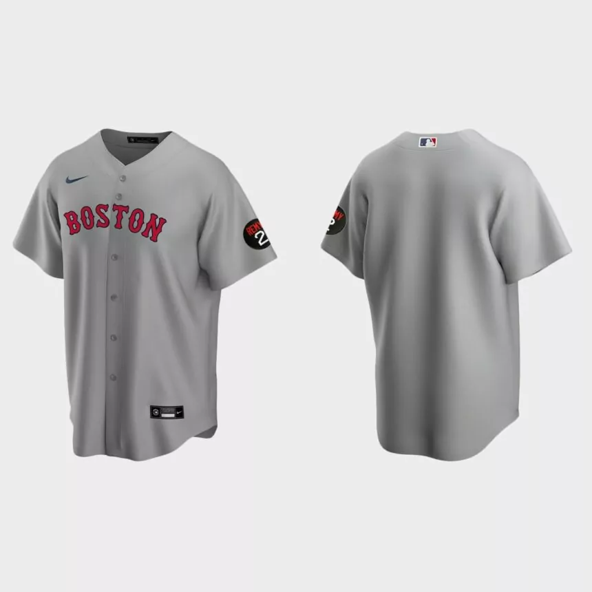 Boston Red Sox Replica Jerry Remy Jersey – Gray