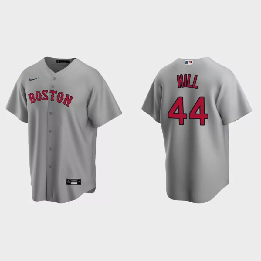 Boston Red Sox Rich Hill Replica Road Jersey – Gray