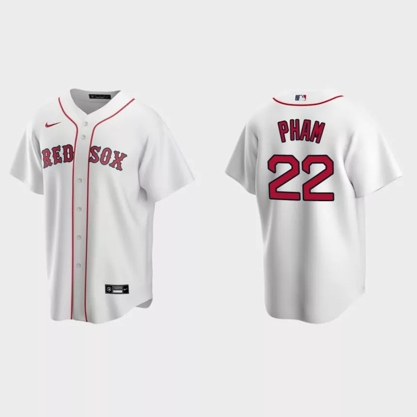 Boston Red Sox Tommy Pham Replica Home Jersey – White