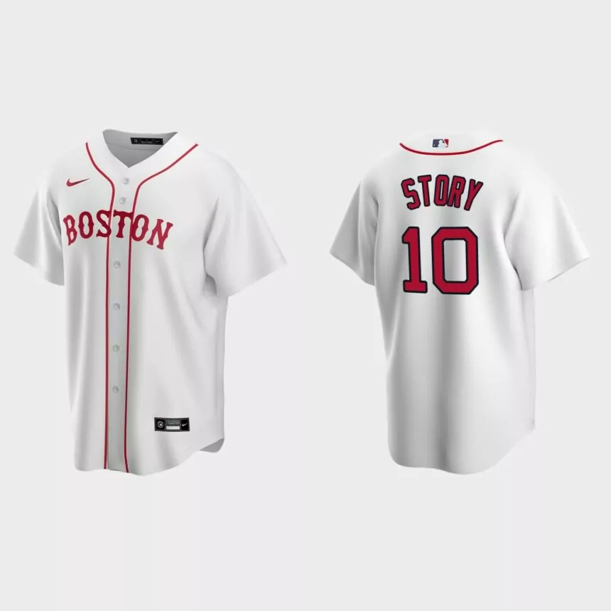 Boston Red Sox Trevor Story Replica Alternate Jersey – White