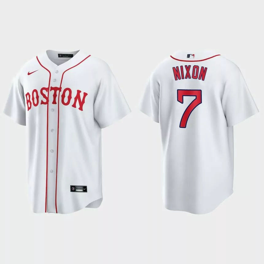 Boston Red Sox Trot Nixon 2021 Patriots’ Day Replica Jersey – White