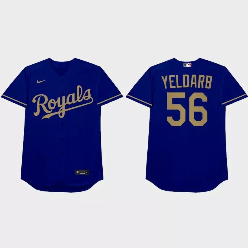 Brad Keller 2021 Players’ Weekend Yeldarb Nickname Jersey – Blue