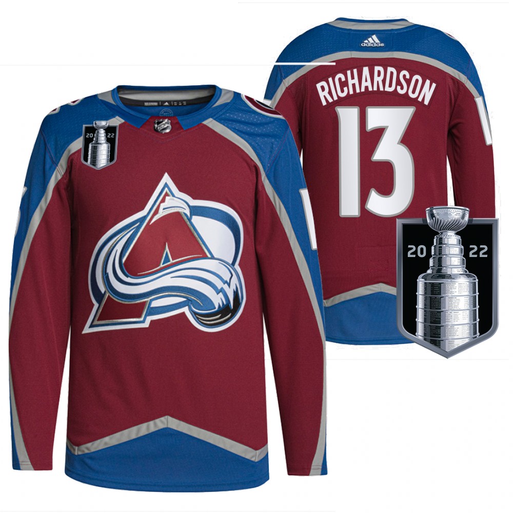 Brad Richardson Vancouver Canucks Burgundy 2022 Stanley Cup Playoffs Authentic Pro Jersey