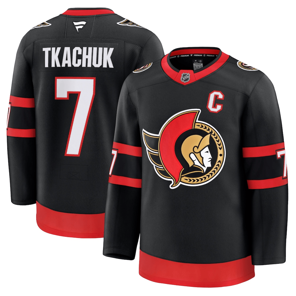 Brady Tkachuk Ottawa Senators Fanatics Home Premium Jersey - Black