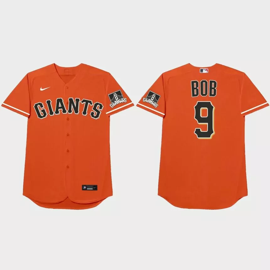Brandon Belt Nickname Giants 2021 Players’ Weekend Bob Jersey – Orange