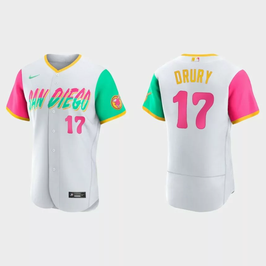 Brandon Drury San Diego Padres 2022 City Connect Authentic Jersey – White
