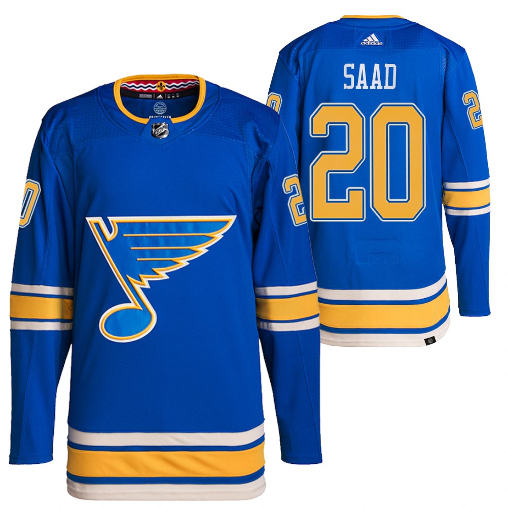 Brandon Saad St. Louis Blues Blue Authentic Pro Alternate Jersey