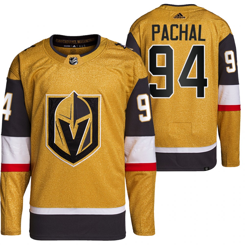 Brayden Pachal Vegas Golden Knights Gold Home Authentic Primegreen Jersey