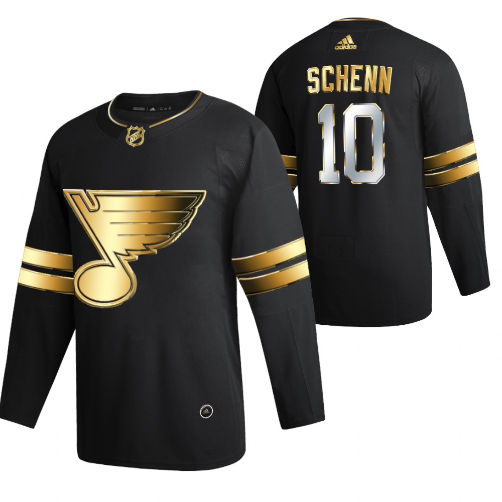Brayden Schenn St. Louis Blues Black 2021 Golden Edition Jersey Limited Authentic