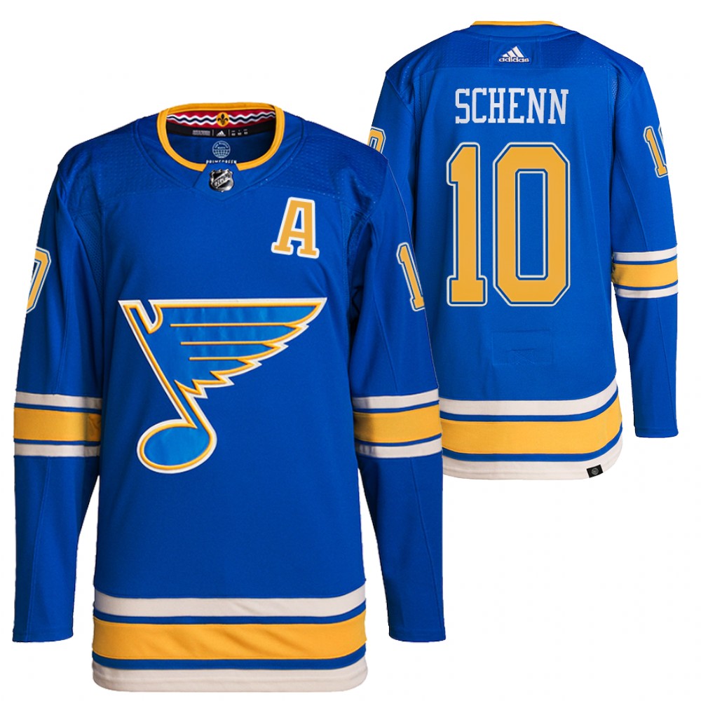 Brayden Schenn St. Louis Blues Blue Authentic Pro Alternate Jersey