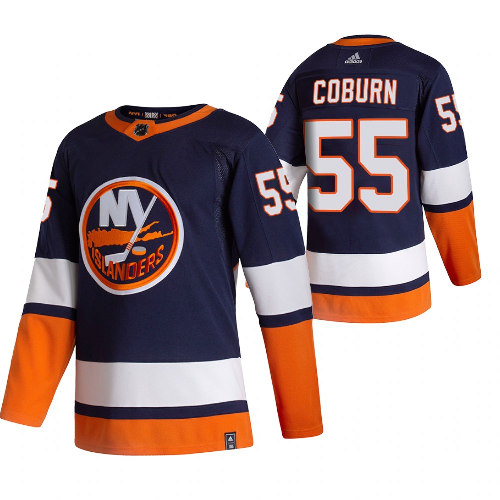 Braydon Coburn New York Islanders 2021 Reverse Retro Blue Men Jersey Special Edition