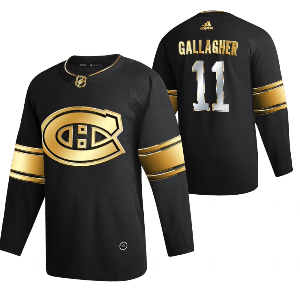 Brendan Gallagher Montreal Canadiens Black 2021 Golden Edition Jersey Limited Authentic