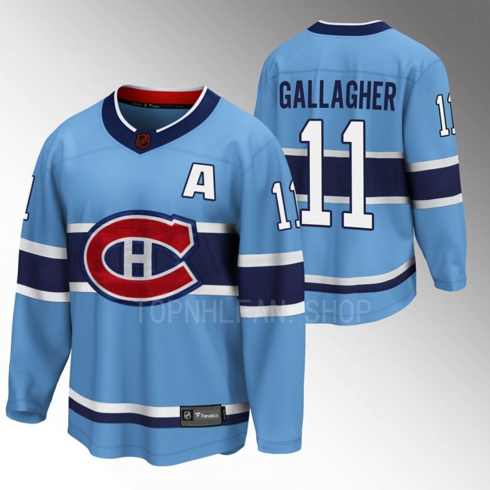 Brendan Gallagher Montreal Canadiens Jersey Special Edition 2.0 Blue 2022 Breakaway Player