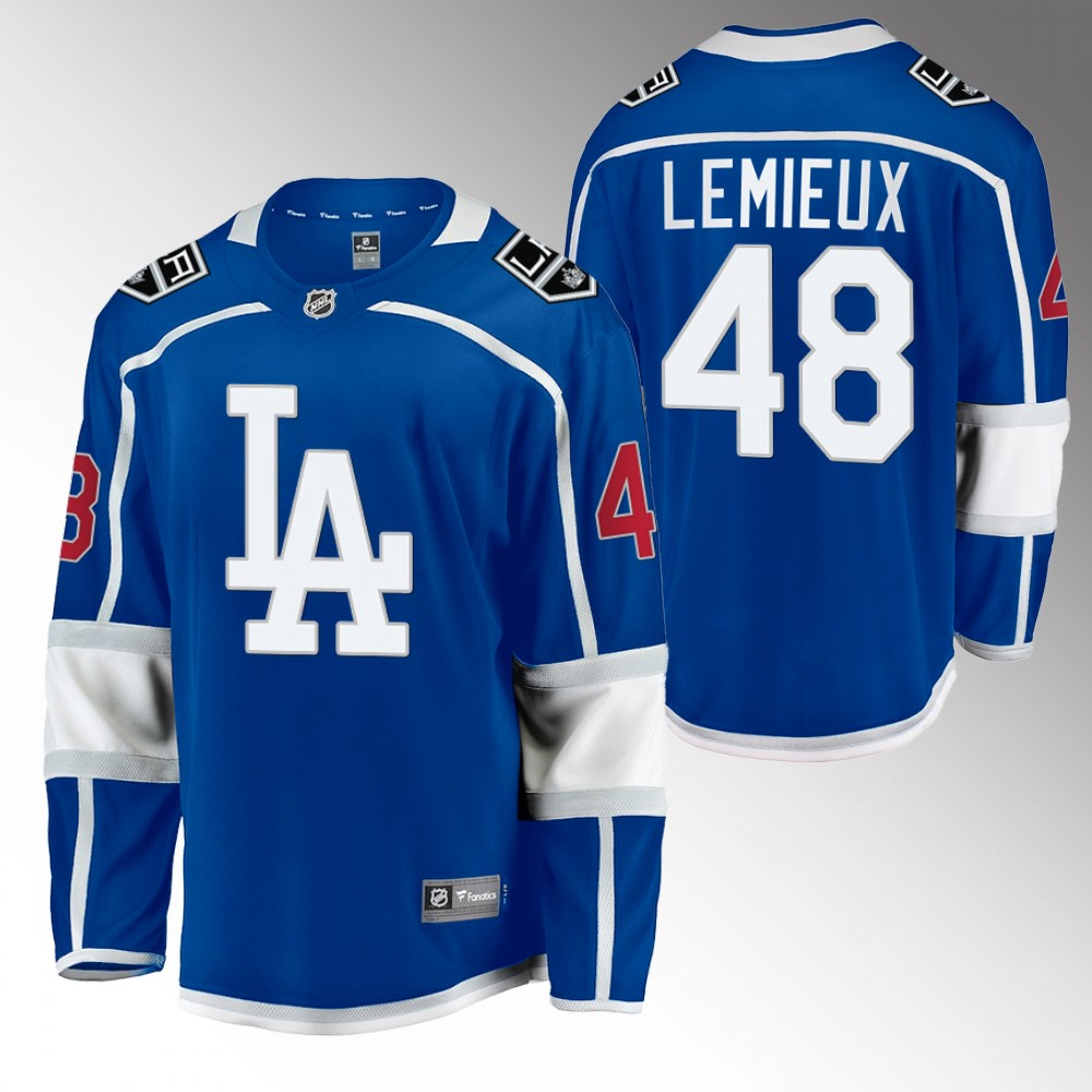 Brendan Lemieux Kings LA Kings Night Jersey Royal Exclusive