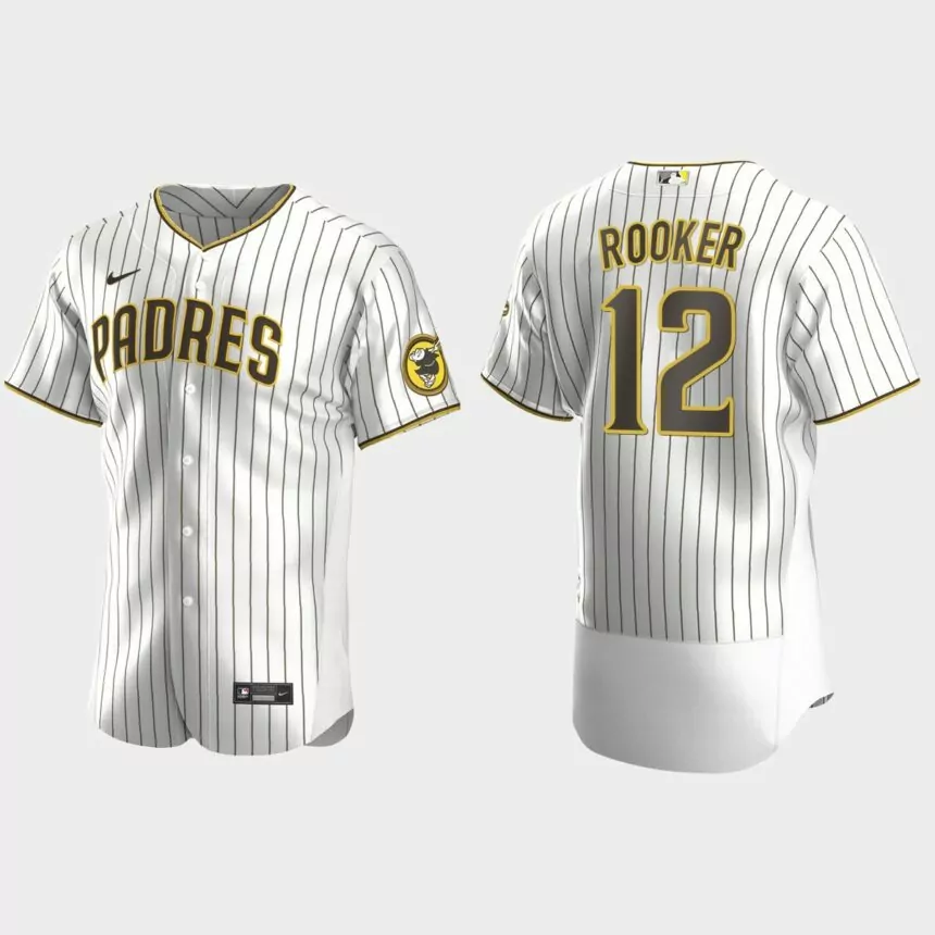 Brent Rooker San Diego Padres Authentic Alternate Jersey – White Brown