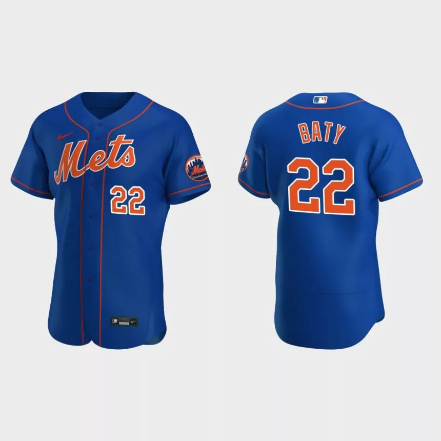 Brett Baty New York Mets Authentic Alternate Jersey – Royal