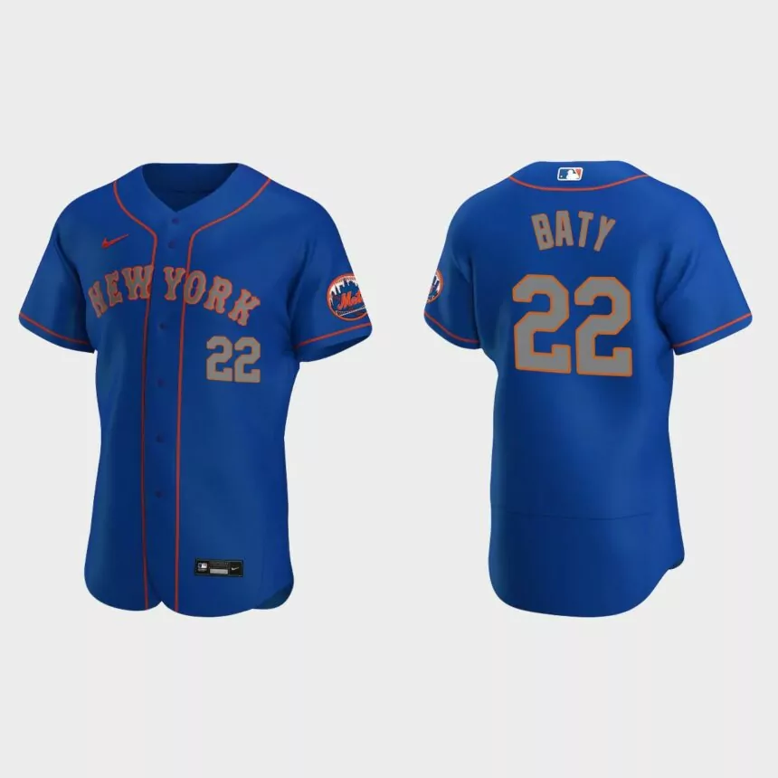 Brett Baty New York Mets Authentic Jersey – Royal