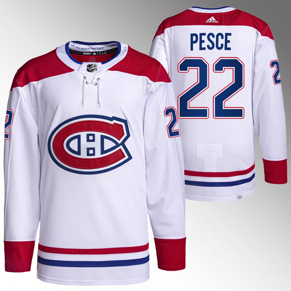 Brett Pesce Carolina Hurricanes White Authentic Pro Away PrimeGreen Jersey