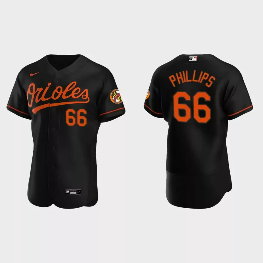 Brett Phillips Baltimore Orioles Authentic Alternate Jersey – Black