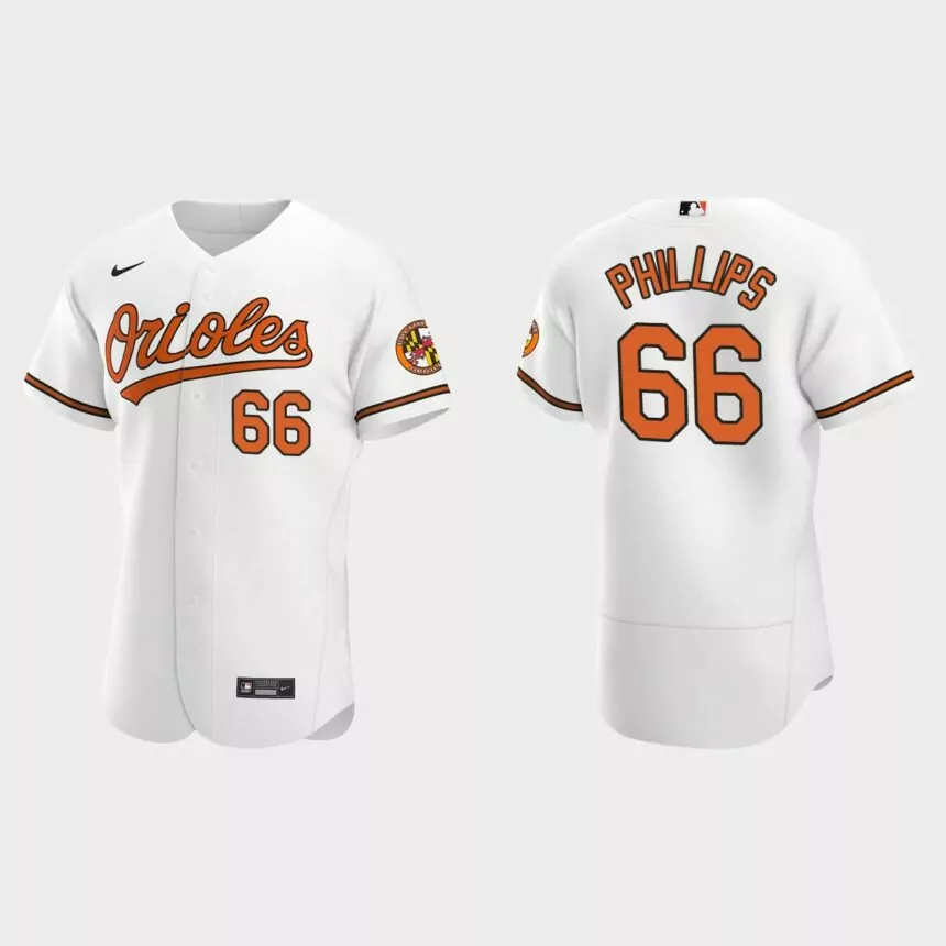 Brett Phillips Baltimore Orioles Authentic Home Jersey – White