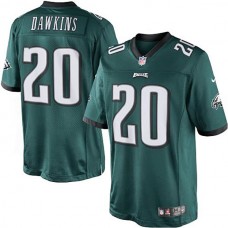 Brian Dawkins Midnight Green Philadelphia Eagles #20 Retired Player Limited Jersey