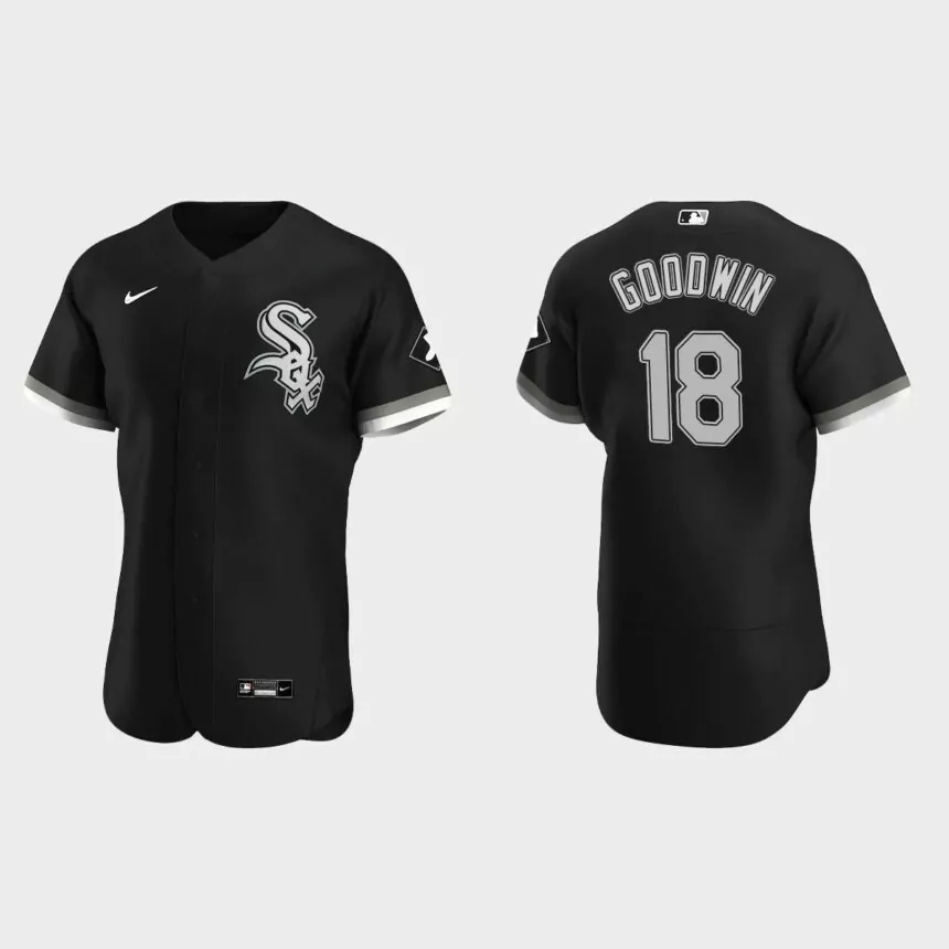 Brian Goodwin Chicago White Sox Authentic Alternate Jersey – Black