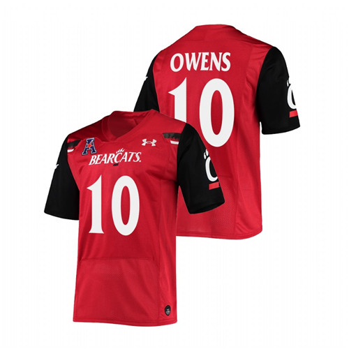 Brig Owens Cincinnati Bearcats Red Premier Football NFL Alumni Jersey