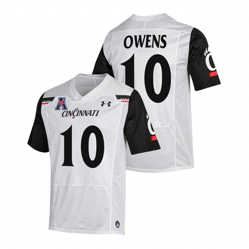 Brig Owens Cincinnati Bearcats White College Football NFL Alumni Jersey