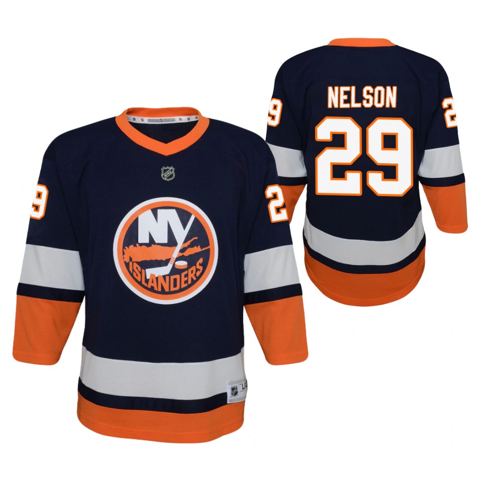 Brock Nelson New York Islanders 2021 Reverse Retro Blue Youth Jersey Special Edition