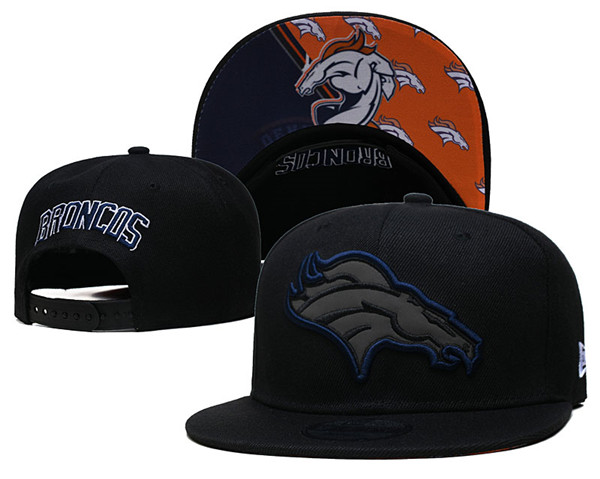 Broncos Black Snapback Hat--GS