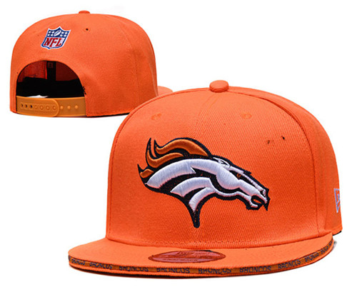 Broncos Orange Snapback Hat--TX