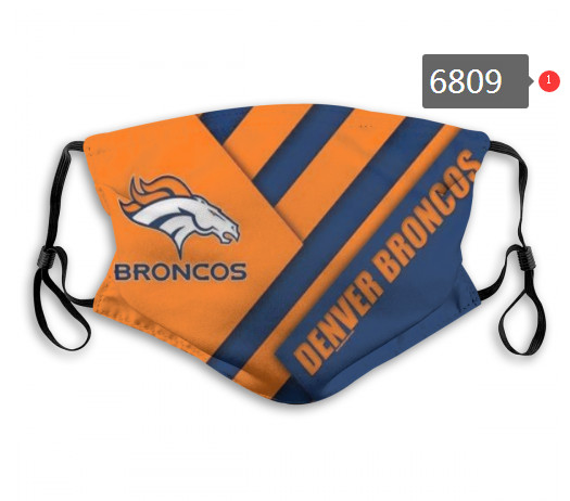 Broncos PM2.5 Mask with Filter Double Protection   6809