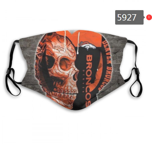 Broncos Skull Mask with PM2.5 Filter Double Protection  (6)