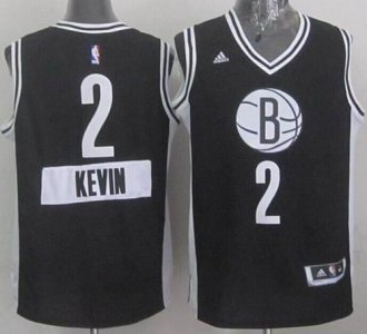 Brooklyn Nets #2 Kevin Garnett Black 2014-15 Christmas Day Stitched NBA Jersey