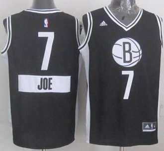 Brooklyn Nets #7 Joe Johnson Black 2014-15 Christmas Day Stitched NBA Jersey