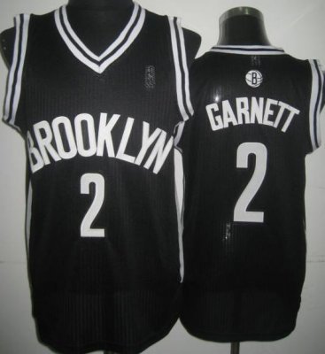 Brooklyn Nets 2 Kevin Garnett Black Revolution 30 NBA Jerseys