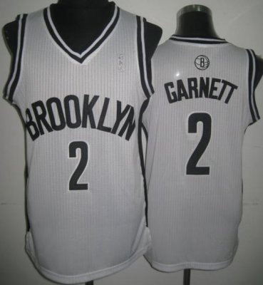 Brooklyn Nets 2 Kevin Garnett White Revolution 30 NBA Jerseys