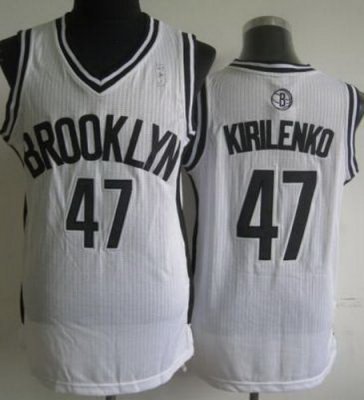 Brooklyn Nets 47 Andrei Kirilenko White Revolution 30 NBA Jerseys