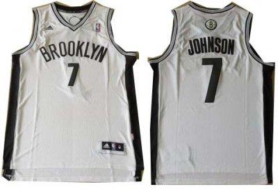 Brooklyn Nets 7 Joe Johnson White Revolution 30 Swingman NBA Jerseys