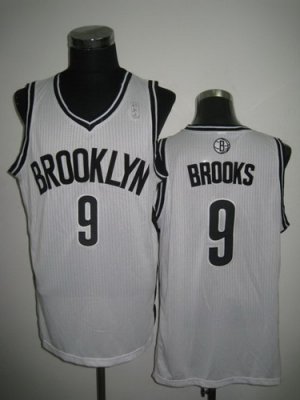 Brooklyn Nets 9# MarShon Brooks White NBA Jerseys