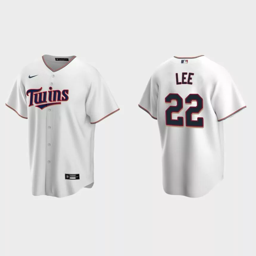 Brooks Lee Minnesota Twins 2022 MLB Draft Home Replica Jersey – White