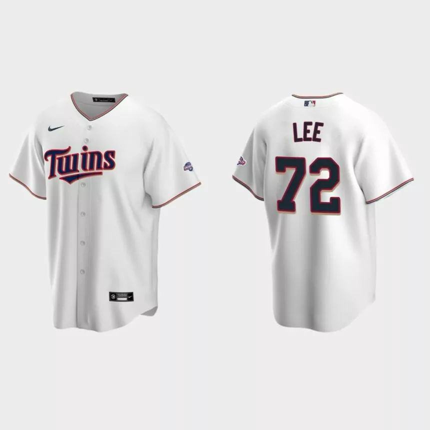 Brooks Lee Minnesota Twins Replica Debut Patch Jersey – White