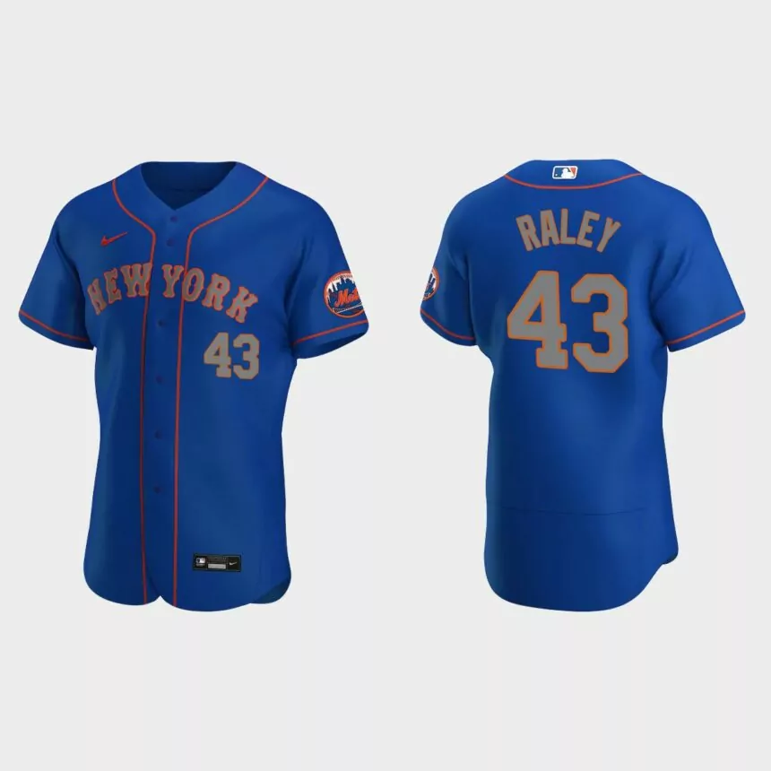 Brooks Raley New York Mets Authentic Jersey – Royal