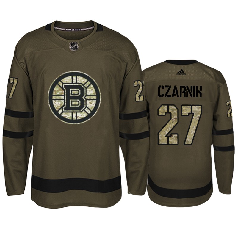 Bruins Austin Czarnik Camo Military Jersey